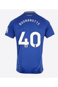 Leicester City Facundo Buonanotte #40 Voetbaltruitje Thuis tenue 2024-25 Korte Mouw